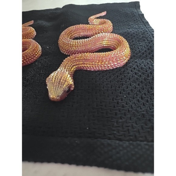 Handmade Other - Handmade Resin Snakes Decoration Gift Pink Gold 2 Snakes. 606